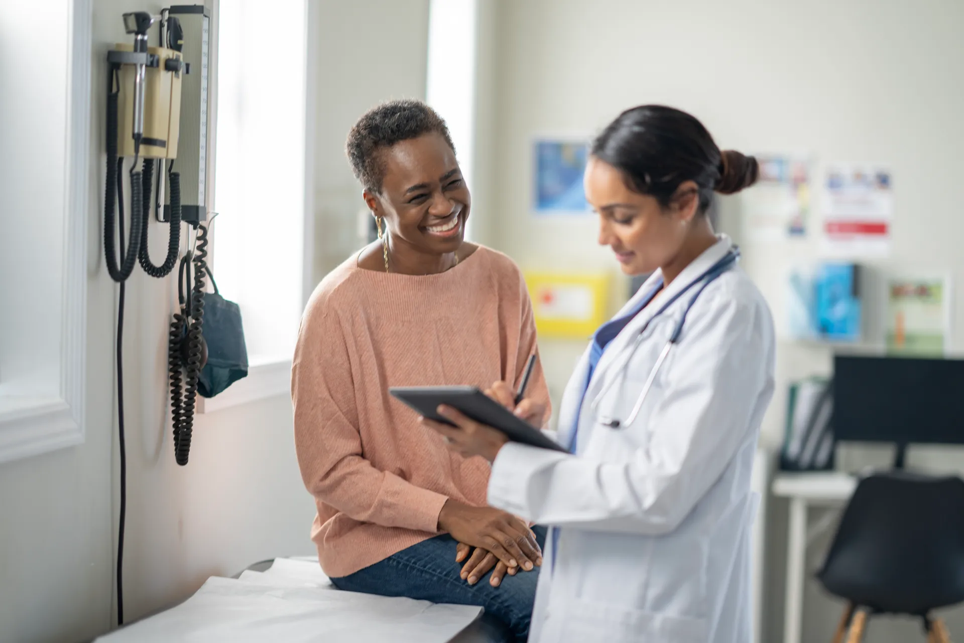 Patient enrolling in a Sanara Medicine treatment program with a physician